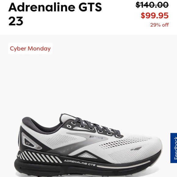 Brooks Adrenaline GTS 23 Men’s Size 10.5 - Picture 1 of 8
